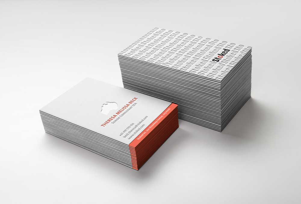 stoked business cards