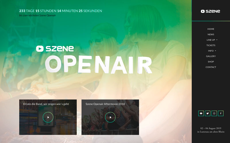 header szene screen
