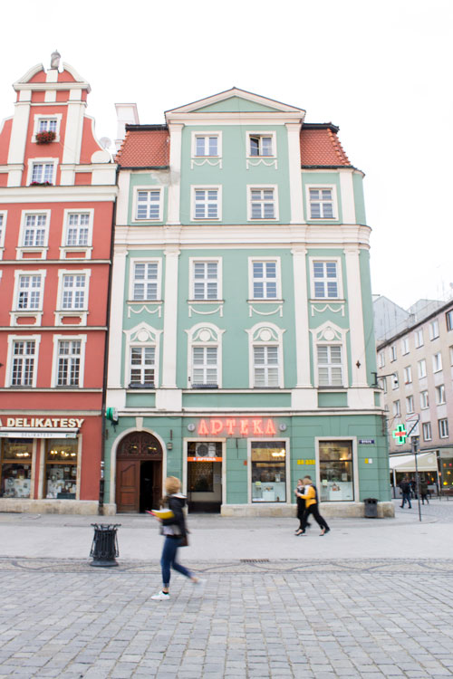 photo wroclaw city houses