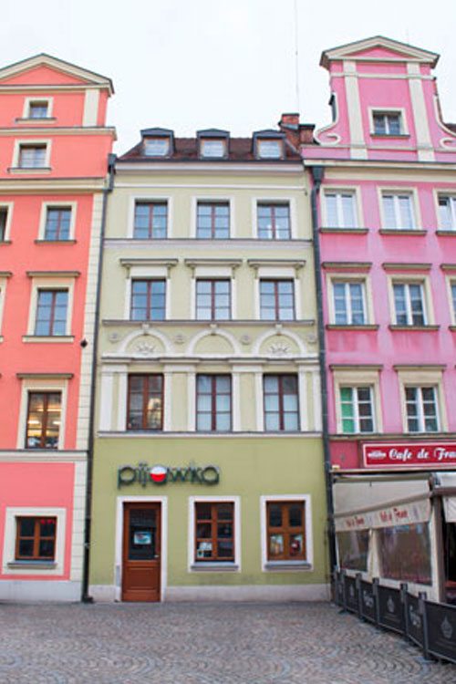 photo wroclaw city houses